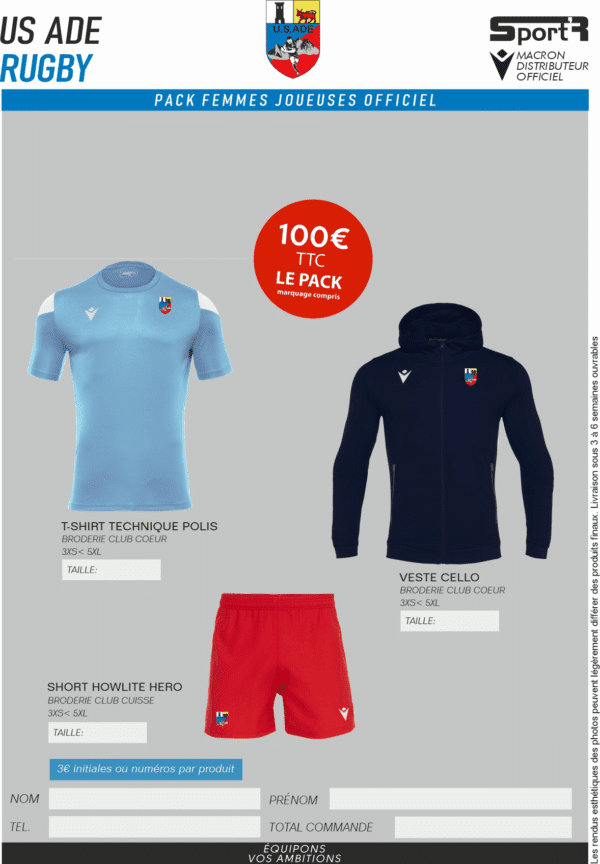 Pack sénior femme