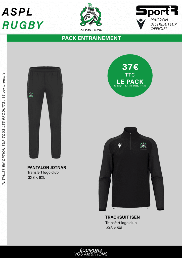 PACK ENTRAÎNEMENT